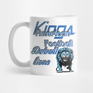 Detroit lions kings Football Mug